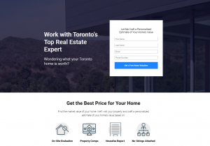 Prestige Realty Landing Page Thumbnail