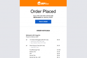 Skip The Dishes Email Thumbnail