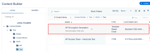 API Encryption Generation Email